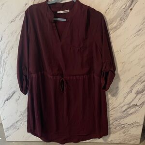 Deep Burgundy dress